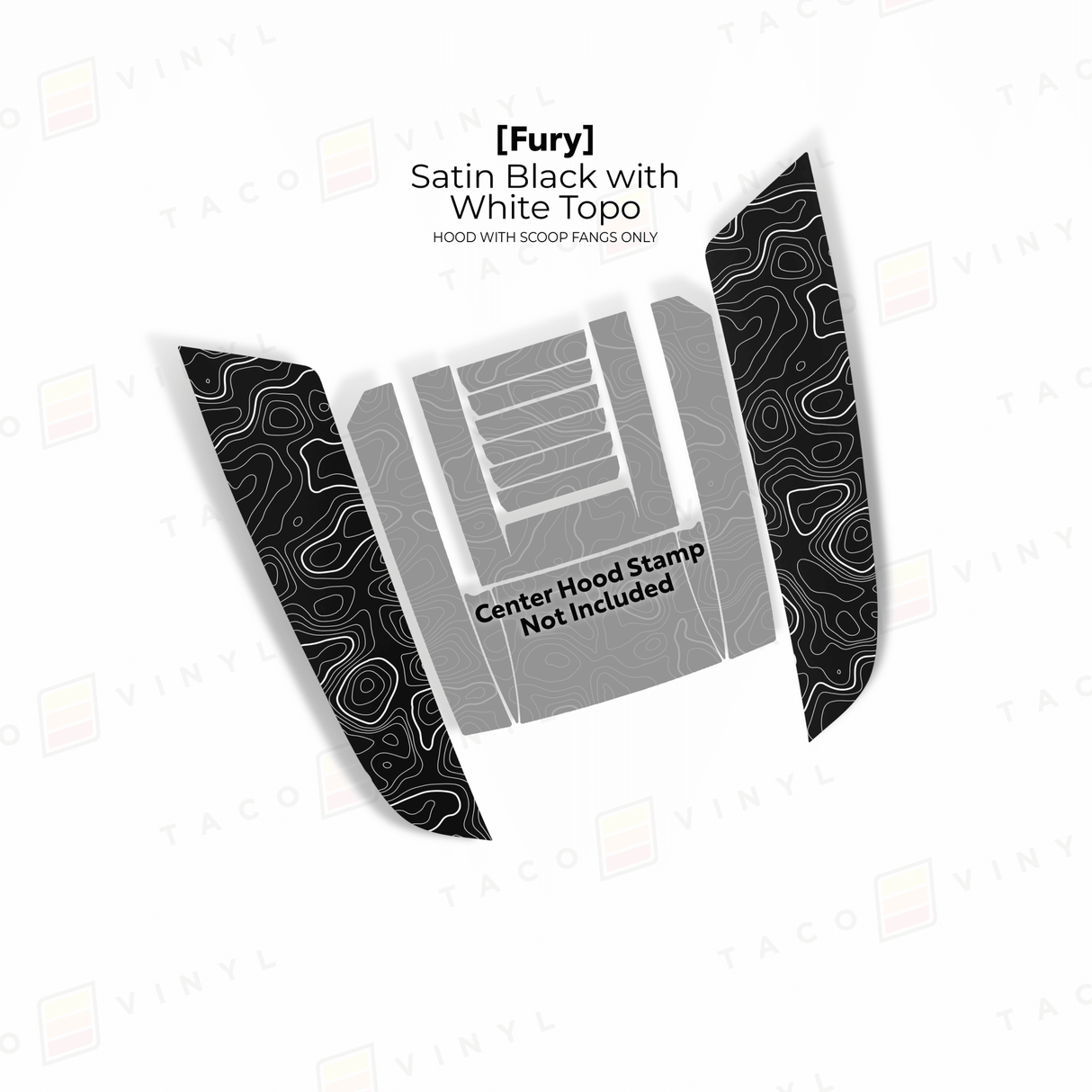 2024+ Tacoma/2025+ 4Runner Fury Hood Scoop Stamp - Xtrusion Overland