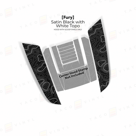 2024+ Tacoma/2025+ 4Runner Fury Hood Scoop Stamp - Xtrusion Overland