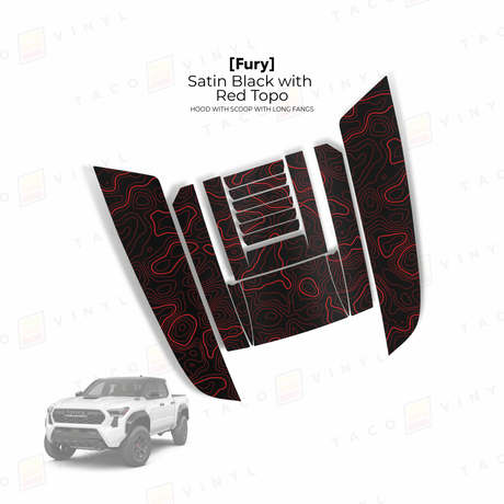 2024+ Tacoma/2025+ 4Runner Fury Hood Scoop Stamp - Xtrusion Overland
