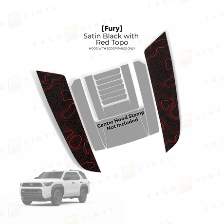 2024+ Tacoma/2025+ 4Runner Fury Hood Scoop Stamp - Xtrusion Overland