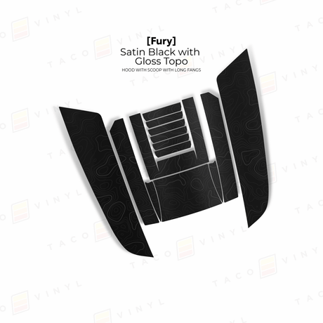 2024+ Tacoma/2025+ 4Runner Fury Hood Scoop Stamp - Xtrusion Overland