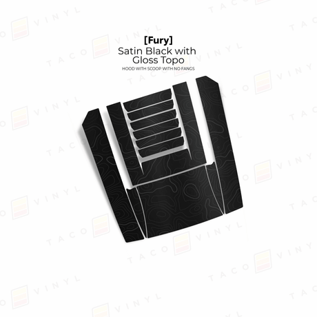2024+ Tacoma/2025+ 4Runner Fury Hood Scoop Stamp - Xtrusion Overland