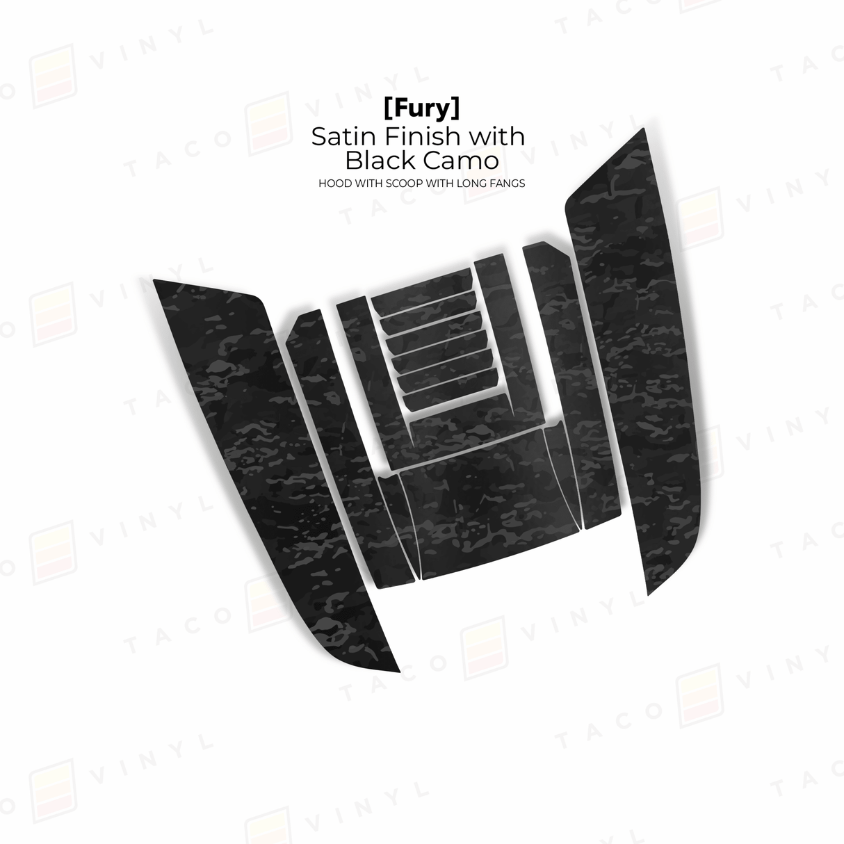 2024+ Tacoma/2025+ 4Runner Fury Hood Scoop Stamp - Xtrusion Overland