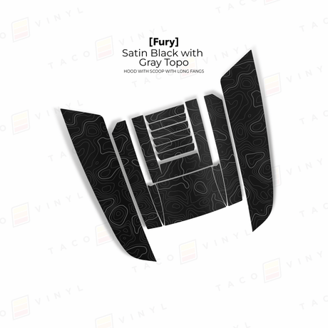 2024+ Tacoma/2025+ 4Runner Fury Hood Scoop Stamp - Xtrusion Overland