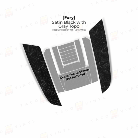 2024+ Tacoma/2025+ 4Runner Fury Hood Scoop Stamp - Xtrusion Overland
