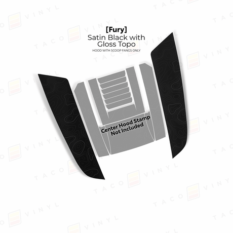 2024+ Tacoma/2025+ 4Runner Fury Hood Scoop Stamp - Xtrusion Overland