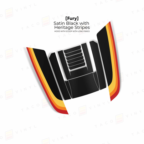 2024+ Tacoma/2025+ 4Runner Fury Hood Scoop Stamp - Xtrusion Overland