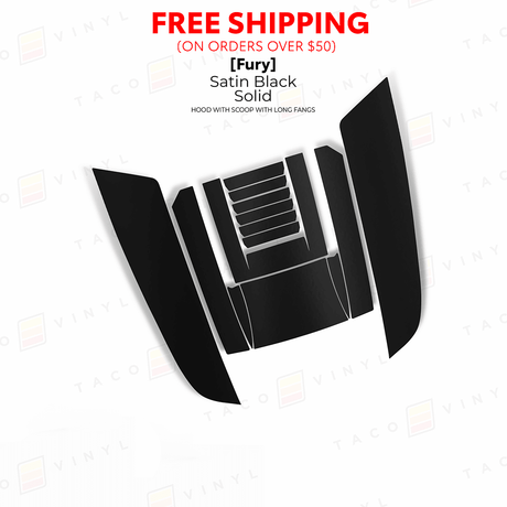 2024+ Tacoma/2025+ 4Runner Fury Hood Scoop Stamp - Xtrusion Overland