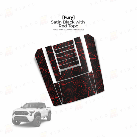 2024+ Tacoma/2025+ 4Runner Fury Hood Scoop Stamp - Xtrusion Overland