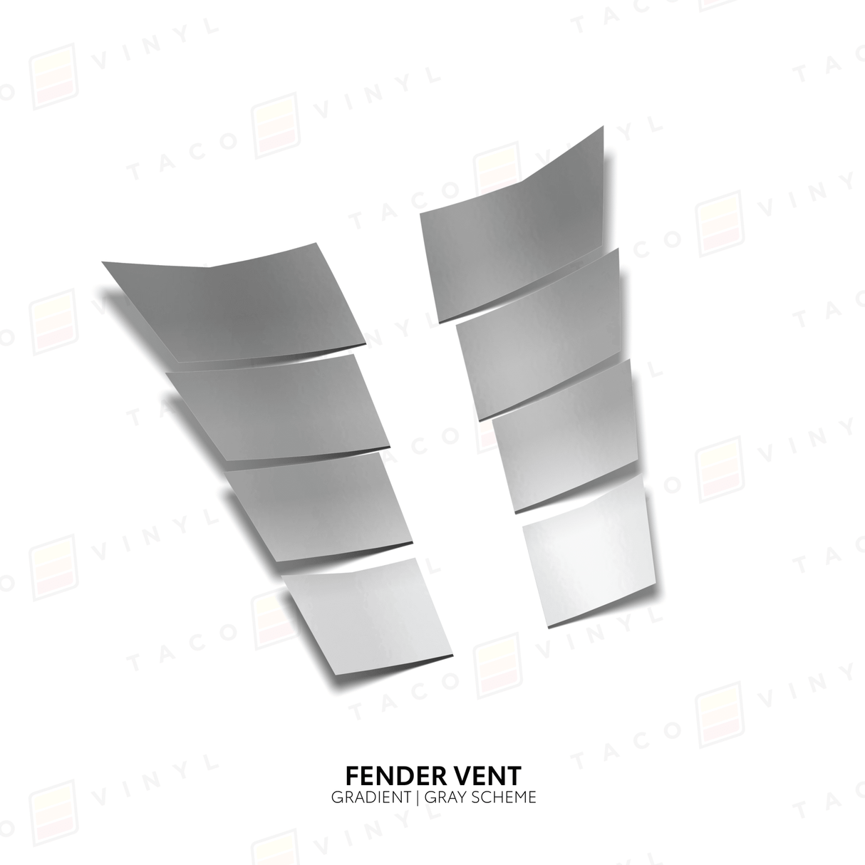2024+ Tacoma/2025+ 4Runner Gradient Fender Vents - Xtrusion Overland