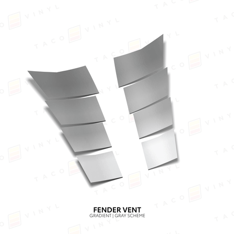 2024+ Tacoma/2025+ 4Runner Gradient Fender Vents - Xtrusion Overland