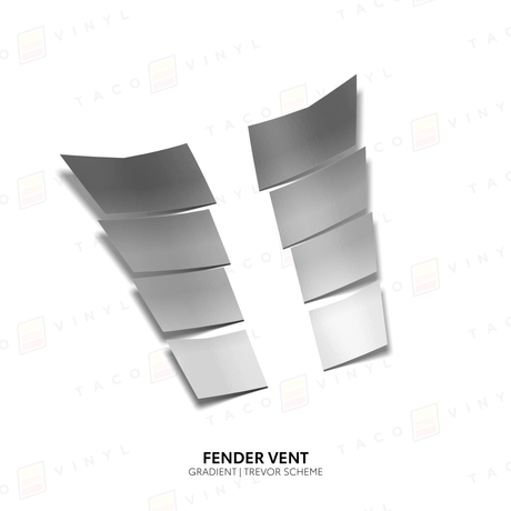 2024+ Tacoma/2025+ 4Runner Gradient Fender Vents - Xtrusion Overland