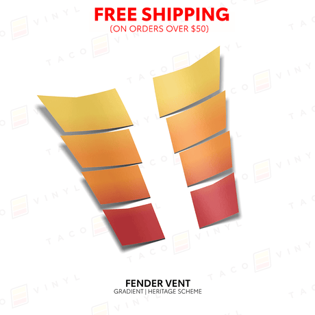 2024+ Tacoma/2025+ 4Runner Gradient Fender Vents - Xtrusion Overland