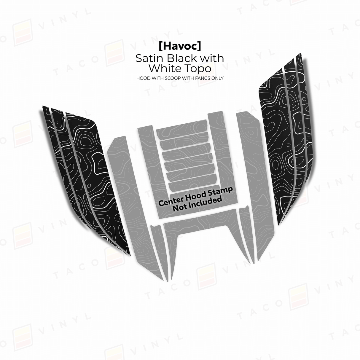 2024+ Tacoma/2025+ 4Runner Havoc Hood Scoop Stamp - Xtrusion Overland
