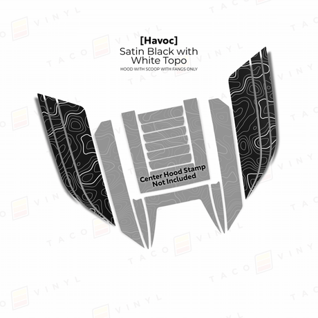 2024+ Tacoma/2025+ 4Runner Havoc Hood Scoop Stamp - Xtrusion Overland
