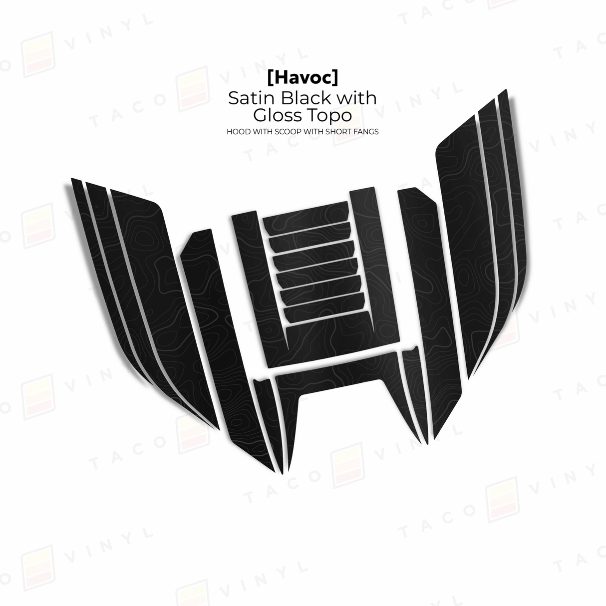 2024+ Tacoma/2025+ 4Runner Havoc Hood Scoop Stamp - Xtrusion Overland