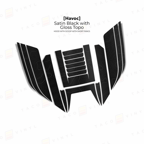 2024+ Tacoma/2025+ 4Runner Havoc Hood Scoop Stamp - Xtrusion Overland