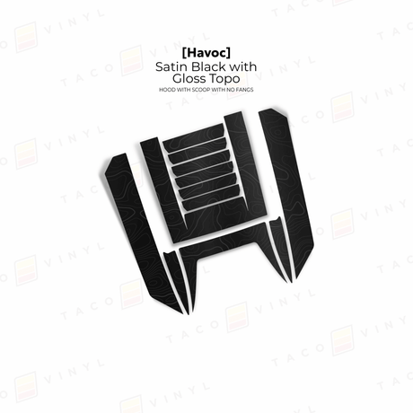 2024+ Tacoma/2025+ 4Runner Havoc Hood Scoop Stamp - Xtrusion Overland