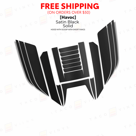 2024+ Tacoma/2025+ 4Runner Havoc Hood Scoop Stamp - Xtrusion Overland