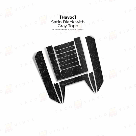 2024+ Tacoma/2025+ 4Runner Havoc Hood Scoop Stamp - Xtrusion Overland