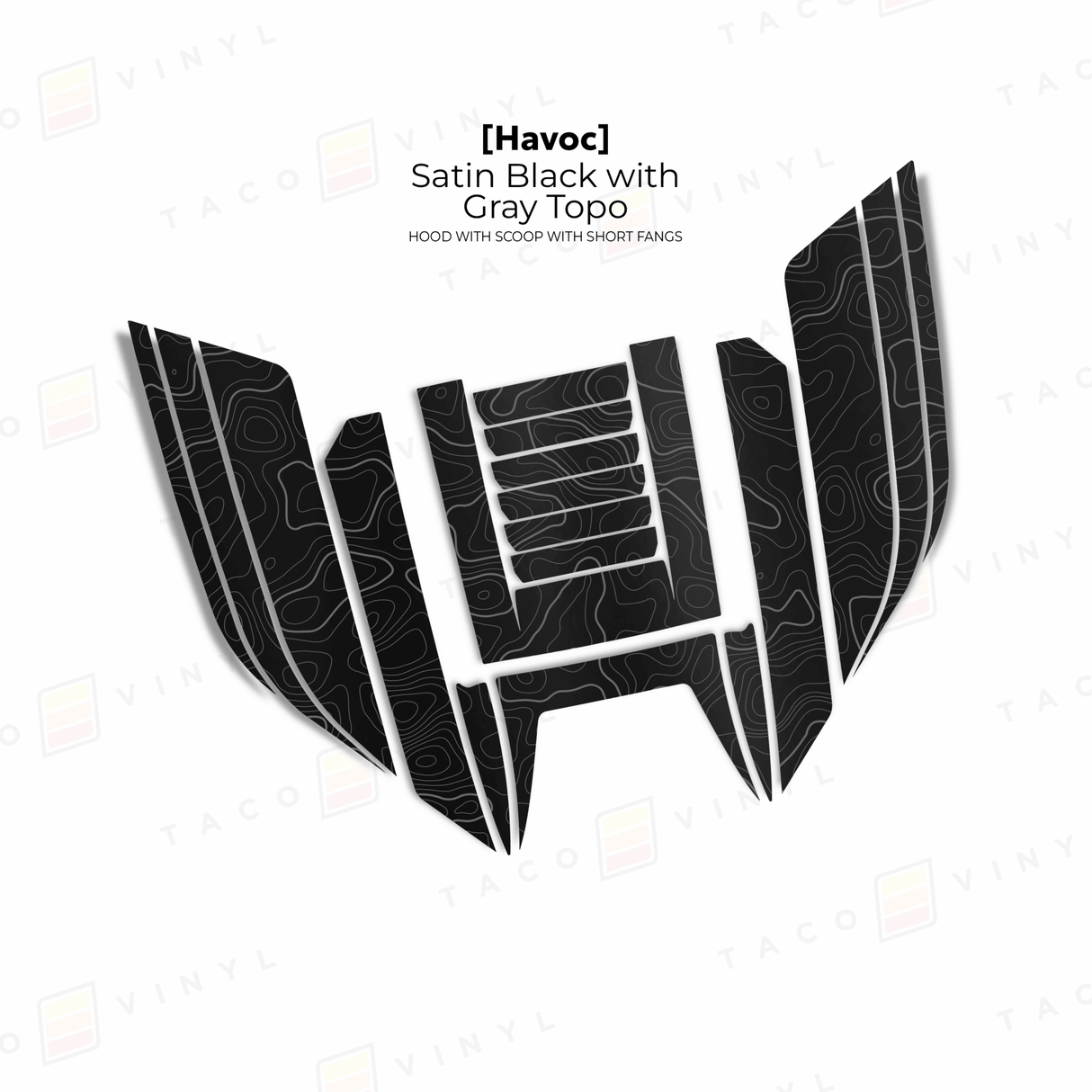 2024+ Tacoma/2025+ 4Runner Havoc Hood Scoop Stamp - Xtrusion Overland
