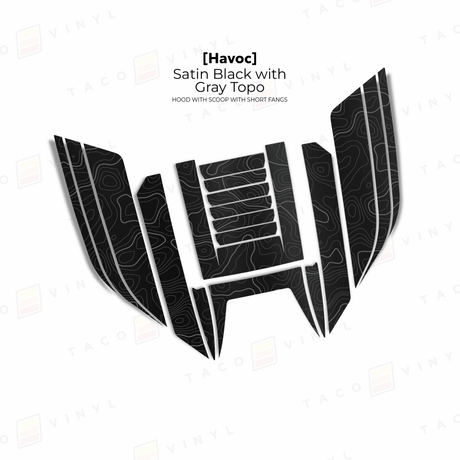 2024+ Tacoma/2025+ 4Runner Havoc Hood Scoop Stamp - Xtrusion Overland