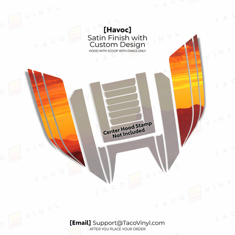 2024+ Tacoma/2025+ 4Runner Havoc Hood Scoop Stamp - Xtrusion Overland