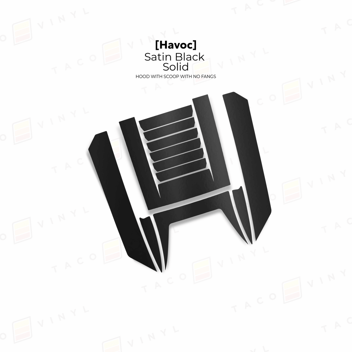 2024+ Tacoma/2025+ 4Runner Havoc Hood Scoop Stamp - Xtrusion Overland