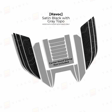 2024+ Tacoma/2025+ 4Runner Havoc Hood Scoop Stamp - Xtrusion Overland
