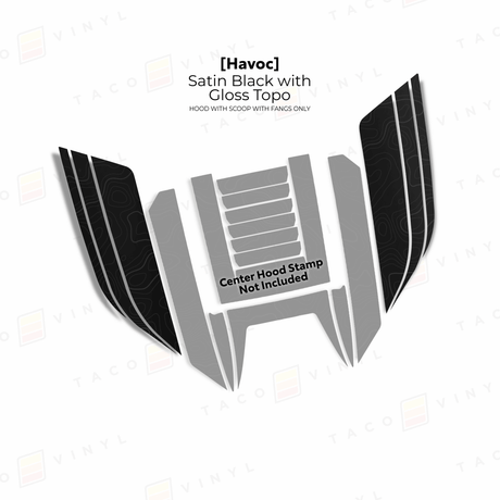 2024+ Tacoma/2025+ 4Runner Havoc Hood Scoop Stamp - Xtrusion Overland