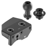 2024+ Toyota Tacoma (8" Screen ONLY) & 2025+ 4Runner LINK™ Dash Clip with 20mm Metal Ball & Dovetail - Xtrusion Overland