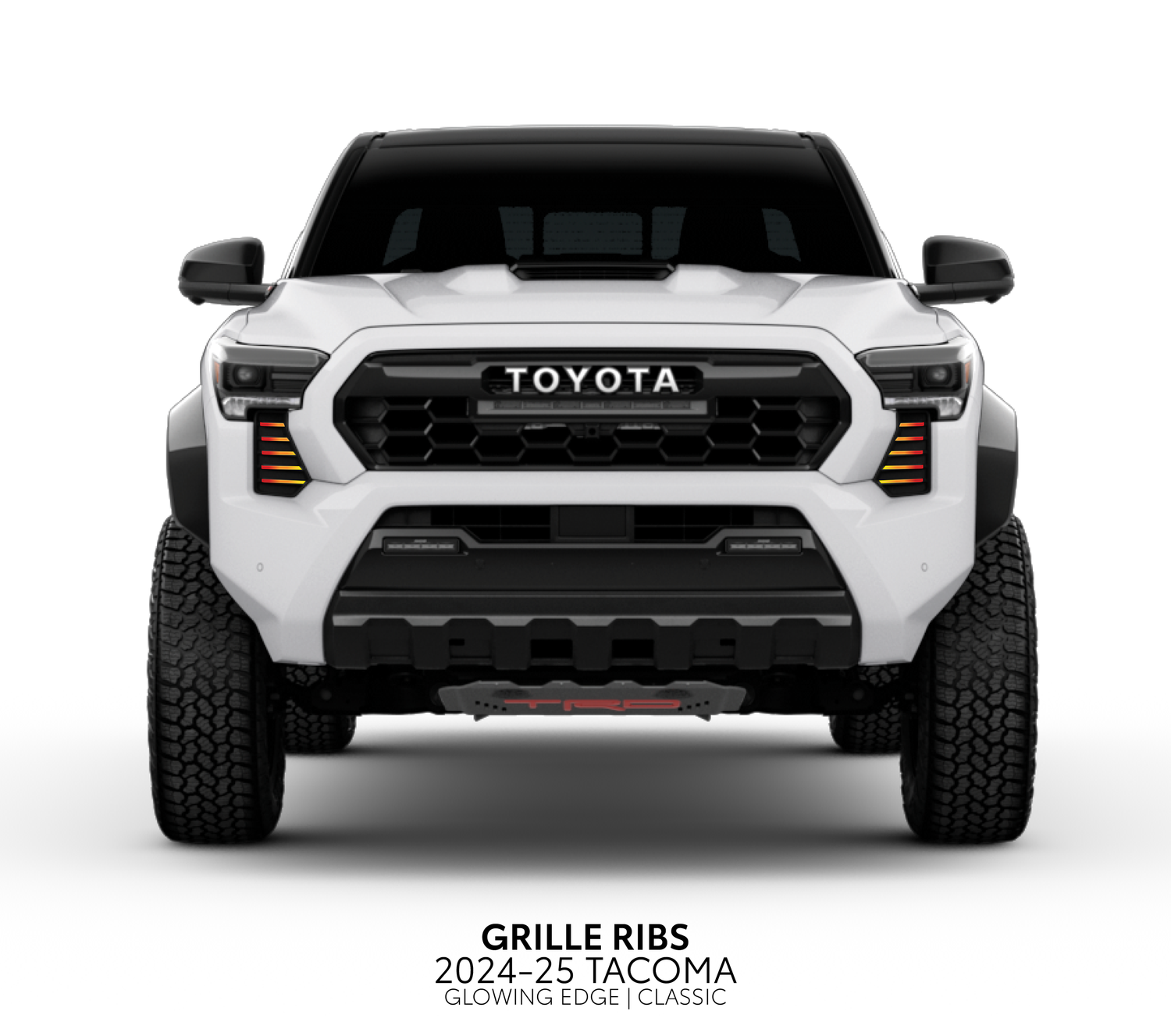 2024+ Tacoma Glowing Edge Grille Rib Decal