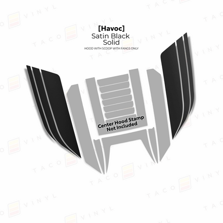 2024+ Tacoma/2025+ 4Runner Havoc Hood Scoop Stamp