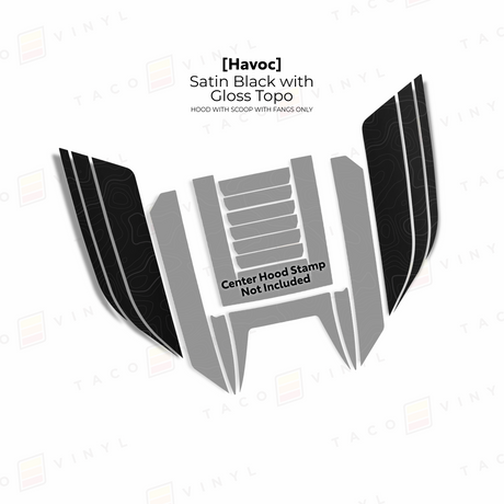 2024+ Tacoma/2025+ 4Runner Havoc Hood Scoop Stamp