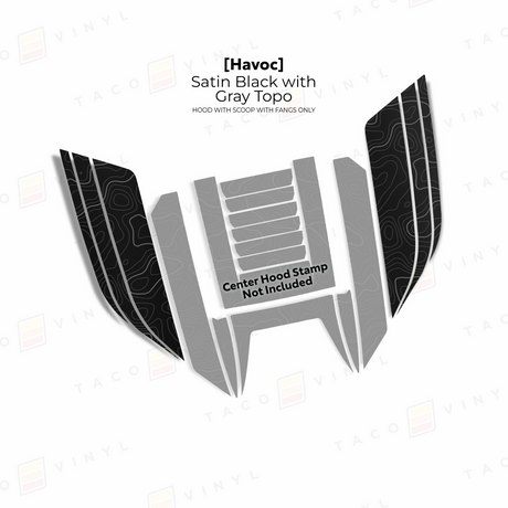 2024+ Tacoma/2025+ 4Runner Havoc Hood Scoop Stamp