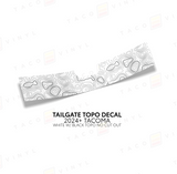 2024+ Tacoma Tailgate Topo Decal