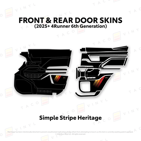 2025+ 4Runner Door Skins - Xtrusion Overland