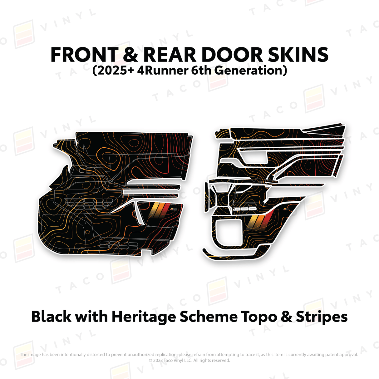 2025+ 4Runner Door Skins - Xtrusion Overland