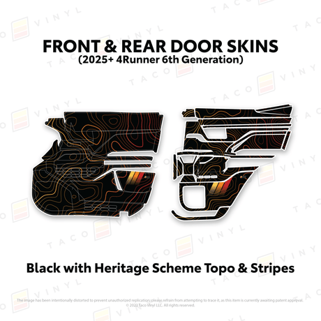 2025+ 4Runner Door Skins - Xtrusion Overland