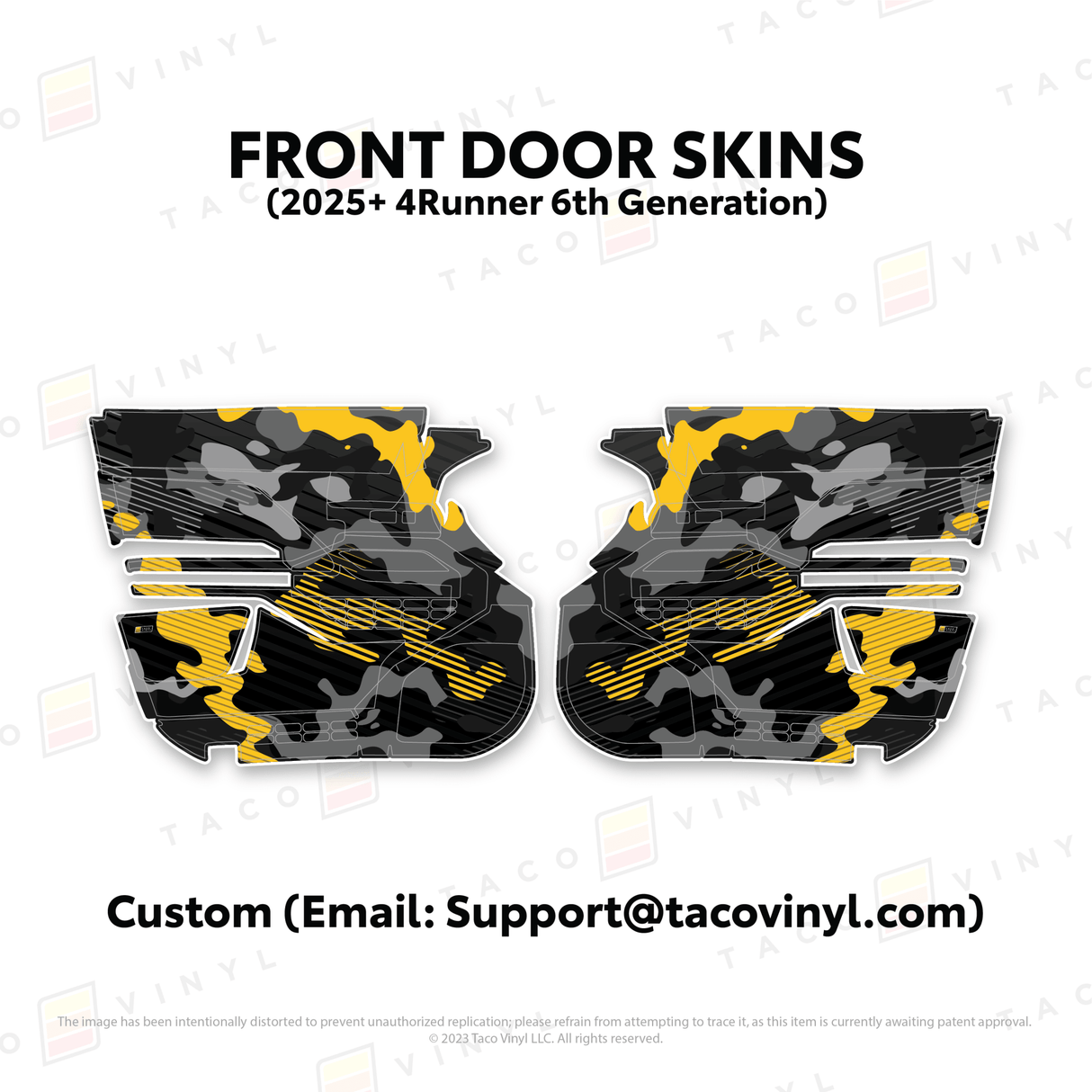 2025+ 4Runner Door Skins - Xtrusion Overland
