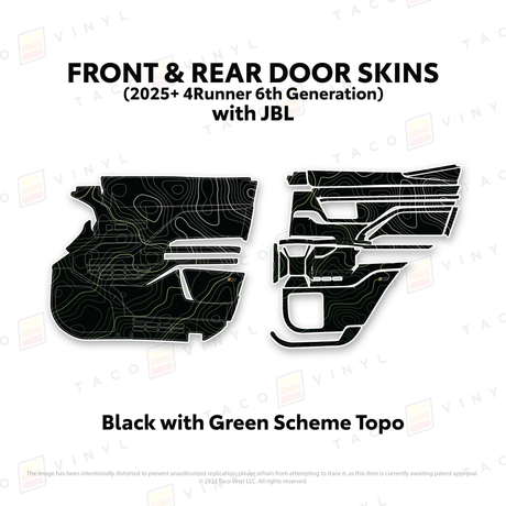 2025+ 4Runner Door Skins - Xtrusion Overland