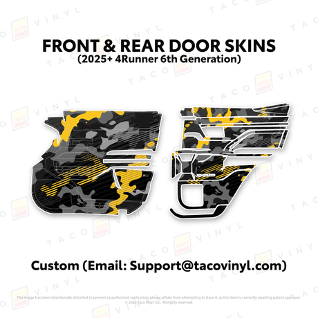 2025+ 4Runner Door Skins - Xtrusion Overland