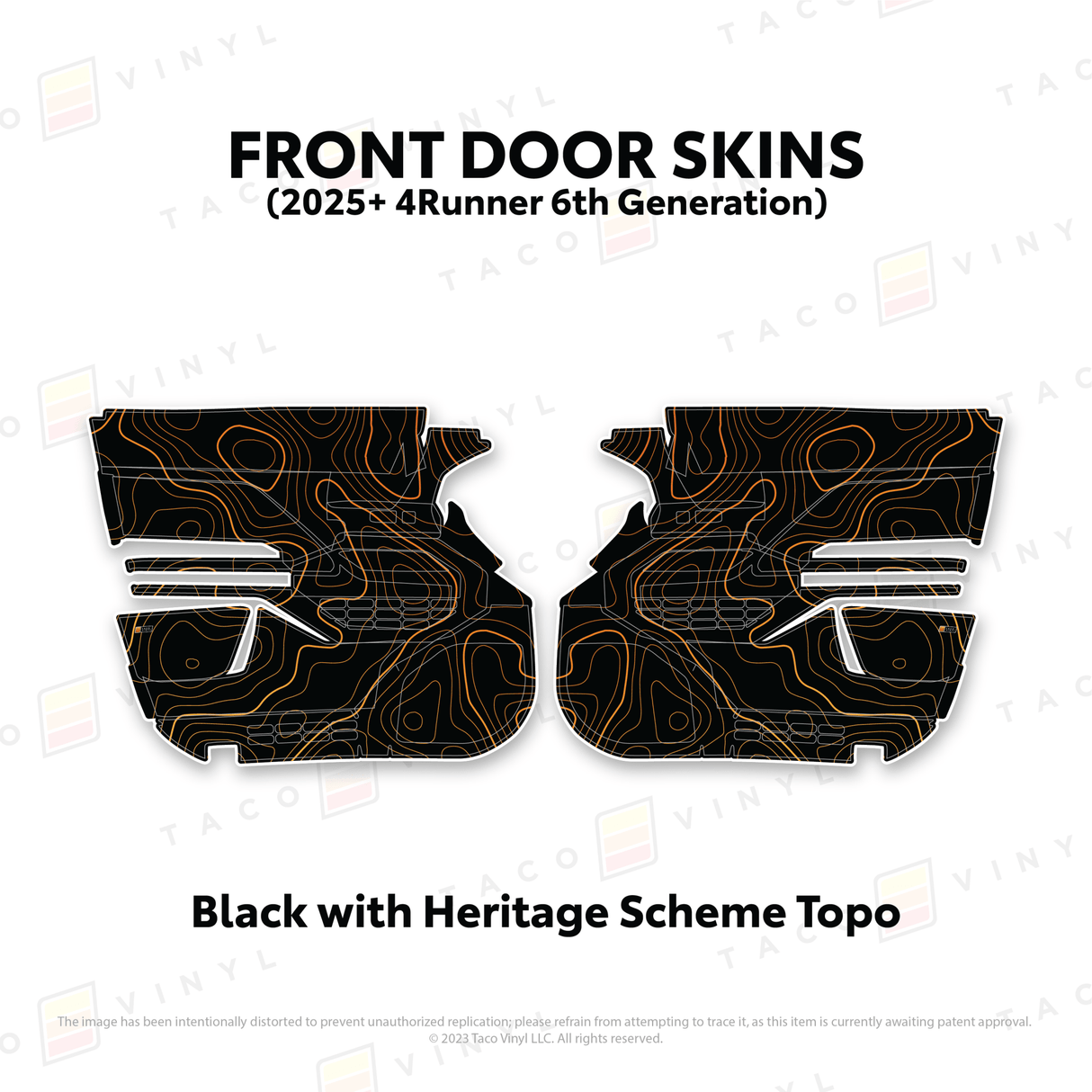 2025+ 4Runner Door Skins - Xtrusion Overland