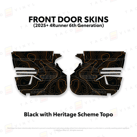 2025+ 4Runner Door Skins - Xtrusion Overland
