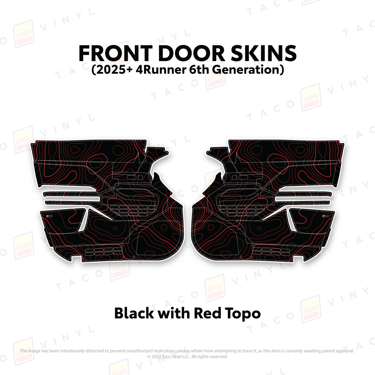 2025+ 4Runner Door Skins - Xtrusion Overland