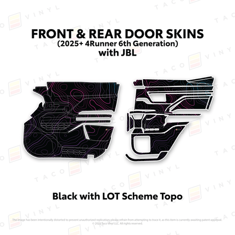 2025+ 4Runner Door Skins - Xtrusion Overland