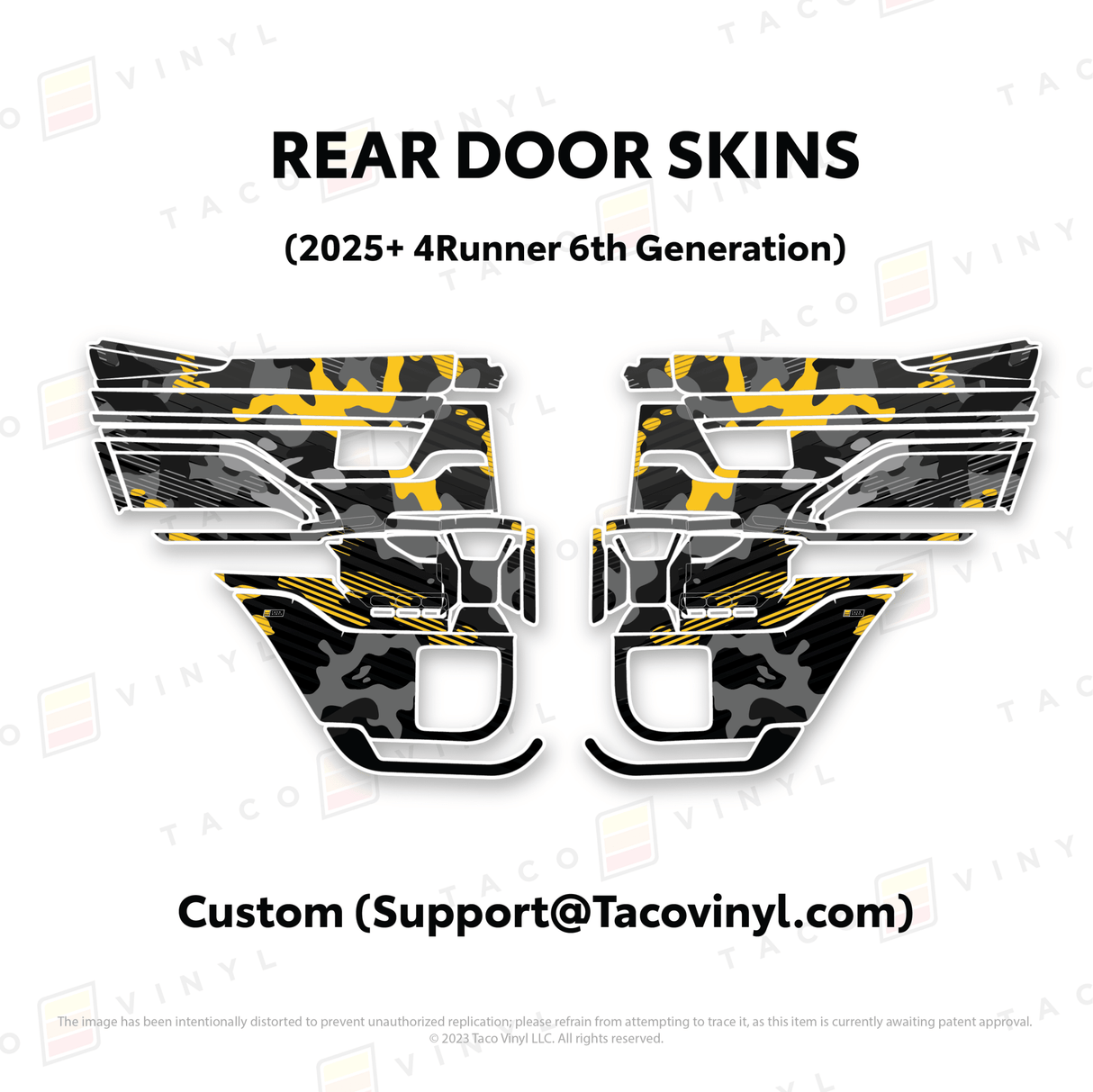 2025+ 4Runner Door Skins - Xtrusion Overland
