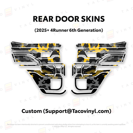 2025+ 4Runner Door Skins - Xtrusion Overland