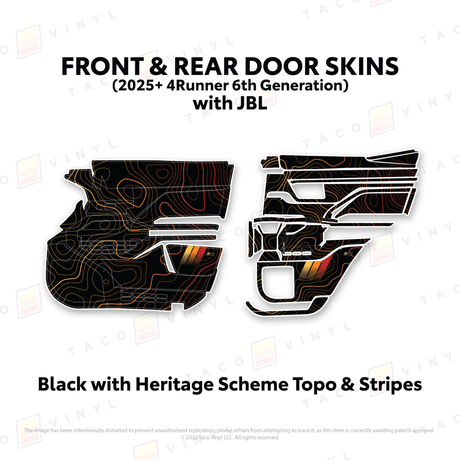 2025+ 4Runner Door Skins - Xtrusion Overland