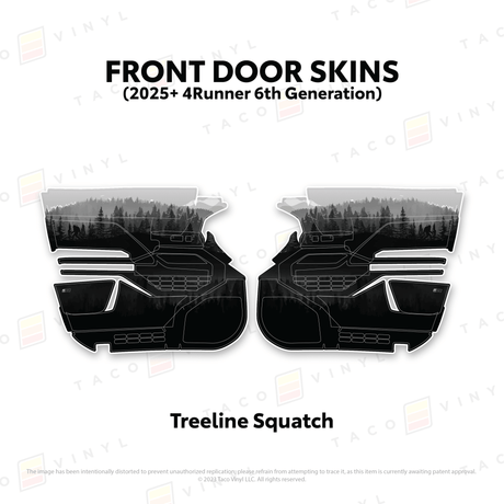 2025+ 4Runner Door Skins - Xtrusion Overland